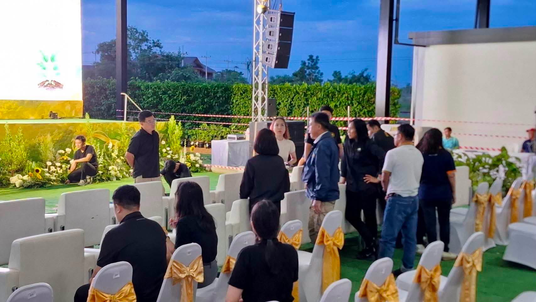 title - รองเลขาธิการ ส.ป.ก. ลงพื้นที่ตรวจเยี่ยมการเตรียมความพร้อม จัดโครงการ 